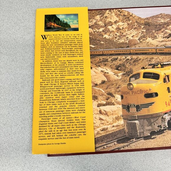 The American Streamliner Postwar Years 1st Ed HC Illustrated Heimburger Byron - Picture 4 of 9